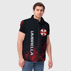 Мужской жилет UMBRELLA CORP, цвет: 3D-красный — фото 2