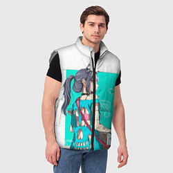 Мужской жилет Ibuki Mioda, цвет: 3D-светло-серый — фото 2