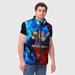 Мужской жилет MINECRAFT, цвет: 3D-черный — фото 2
