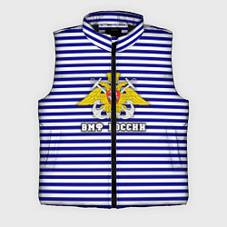 Мужской жилет Тельняшка ВМФ, цвет: 3D-черный