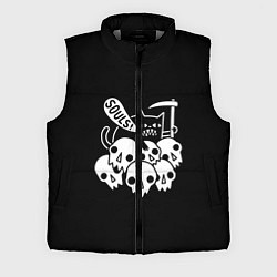 Мужской жилет Котик, цвет: 3D-светло-серый