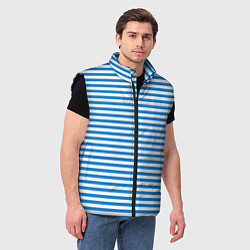 Мужской жилет Тельняшка ВДВ, цвет: 3D-черный — фото 2