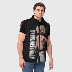 Мужской жилет Хабиб Нурмагомедов, цвет: 3D-красный — фото 2