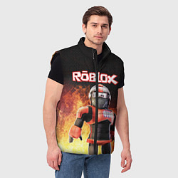 Мужской жилет ROBLOX, цвет: 3D-черный — фото 2