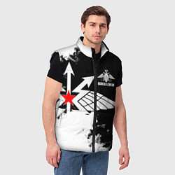 Мужской жилет Войска связи, цвет: 3D-черный — фото 2