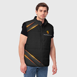 Мужской жилет PORSCHE, цвет: 3D-черный — фото 2