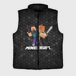 Мужской жилет Minecraft Майнкрафт, цвет: 3D-черный