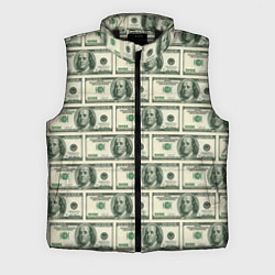 Мужской жилет Денежная тема, цвет: 3D-черный