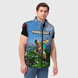 Мужской жилет MINECRAFT, цвет: 3D-красный — фото 2