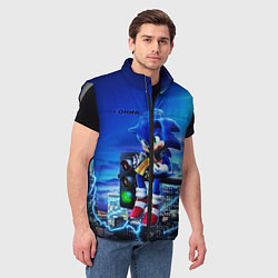 Мужской жилет SONIC, цвет: 3D-светло-серый — фото 2