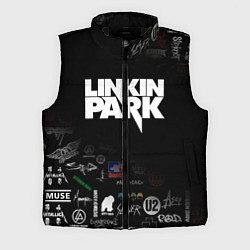 Мужской жилет LINKIN PARK, цвет: 3D-черный