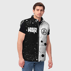 Мужской жилет LINKIN PARK, цвет: 3D-светло-серый — фото 2