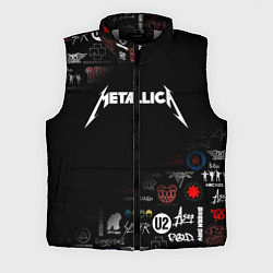 Мужской жилет Metallica, цвет: 3D-светло-серый