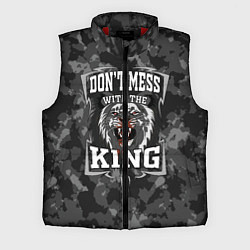 Мужской жилет Не испытывай судьбу с Королем, цвет: 3D-красный