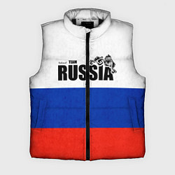 Мужской жилет Russia, цвет: 3D-черный
