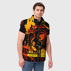 Мужской жилет JoJo Bizarre Adventure, цвет: 3D-красный — фото 2