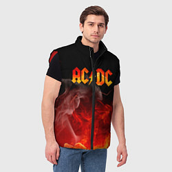 Мужской жилет ACDC, цвет: 3D-красный — фото 2