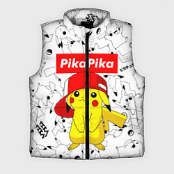 Мужской жилет ПИКАЧУ, цвет: 3D-светло-серый