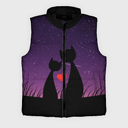 Мужской жилет Котики, цвет: 3D-черный