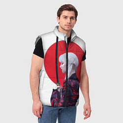 Мужской жилет Самурай, цвет: 3D-светло-серый — фото 2