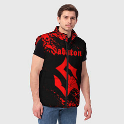 Мужской жилет SABATON, цвет: 3D-красный — фото 2