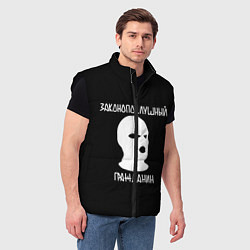 Мужской жилет Законопослушный гражданин, цвет: 3D-черный — фото 2