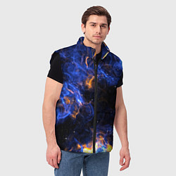 Мужской жилет Космос, цвет: 3D-черный — фото 2