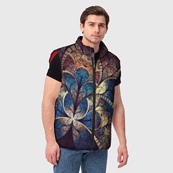 Мужской жилет Абстракция, цвет: 3D-красный — фото 2