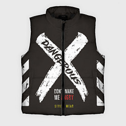 Мужской жилет Off-White: Dangerous, цвет: 3D-черный