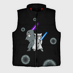Мужской жилет Котики vs Вирус