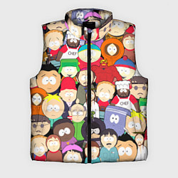 Мужской жилет South Park персонажи, цвет: 3D-светло-серый