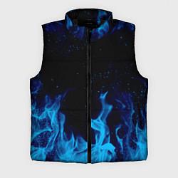 Мужской жилет СИНИЙ ОГОНЬ, цвет: 3D-черный