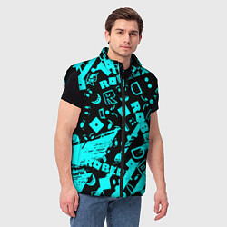 Мужской жилет Roblox, цвет: 3D-черный — фото 2