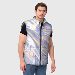 Мужской жилет Фольга, цвет: 3D-светло-серый — фото 2