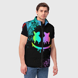 Мужской жилет Marshmello, цвет: 3D-красный — фото 2