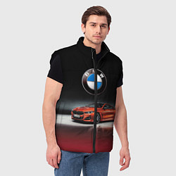 Мужской жилет BMW, цвет: 3D-черный — фото 2