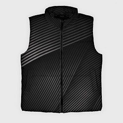 Мужской жилет МЕТАЛЛИЧЕСКИЕ ПОЛОСЫ, цвет: 3D-черный