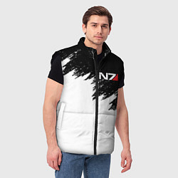 Мужской жилет MASS EFFECT N7, цвет: 3D-черный — фото 2