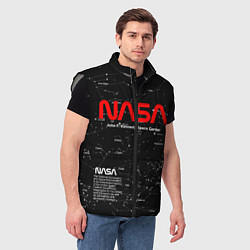 Мужской жилет NASA, цвет: 3D-светло-серый — фото 2