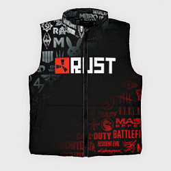 Мужской жилет RUST, цвет: 3D-черный