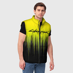 Мужской жилет CYBERPUNK 2077, цвет: 3D-черный — фото 2
