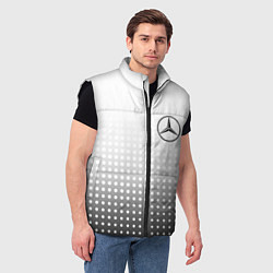 Мужской жилет Mercedes-Benz, цвет: 3D-черный — фото 2