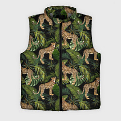 Мужской жилет Versace Леопарды, цвет: 3D-светло-серый