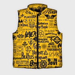 Мужской жилет ЛОГОТИПЫ РОК ГРУПП