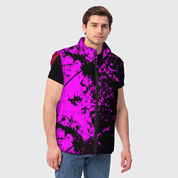 Мужской жилет Чёрная магия, цвет: 3D-красный — фото 2