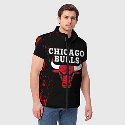 Мужской жилет CHICAGO BULLS, цвет: 3D-красный — фото 2