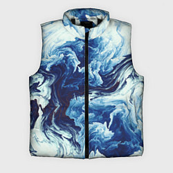 Мужской жилет Абстракция смешивание разводы, цвет: 3D-черный