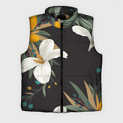 Мужской жилет Цветочный арт