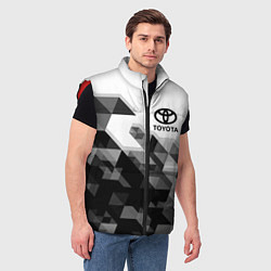 Мужской жилет TOYOTA, цвет: 3D-красный — фото 2