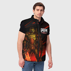 Мужской жилет DOOM ETERNAL, цвет: 3D-черный — фото 2